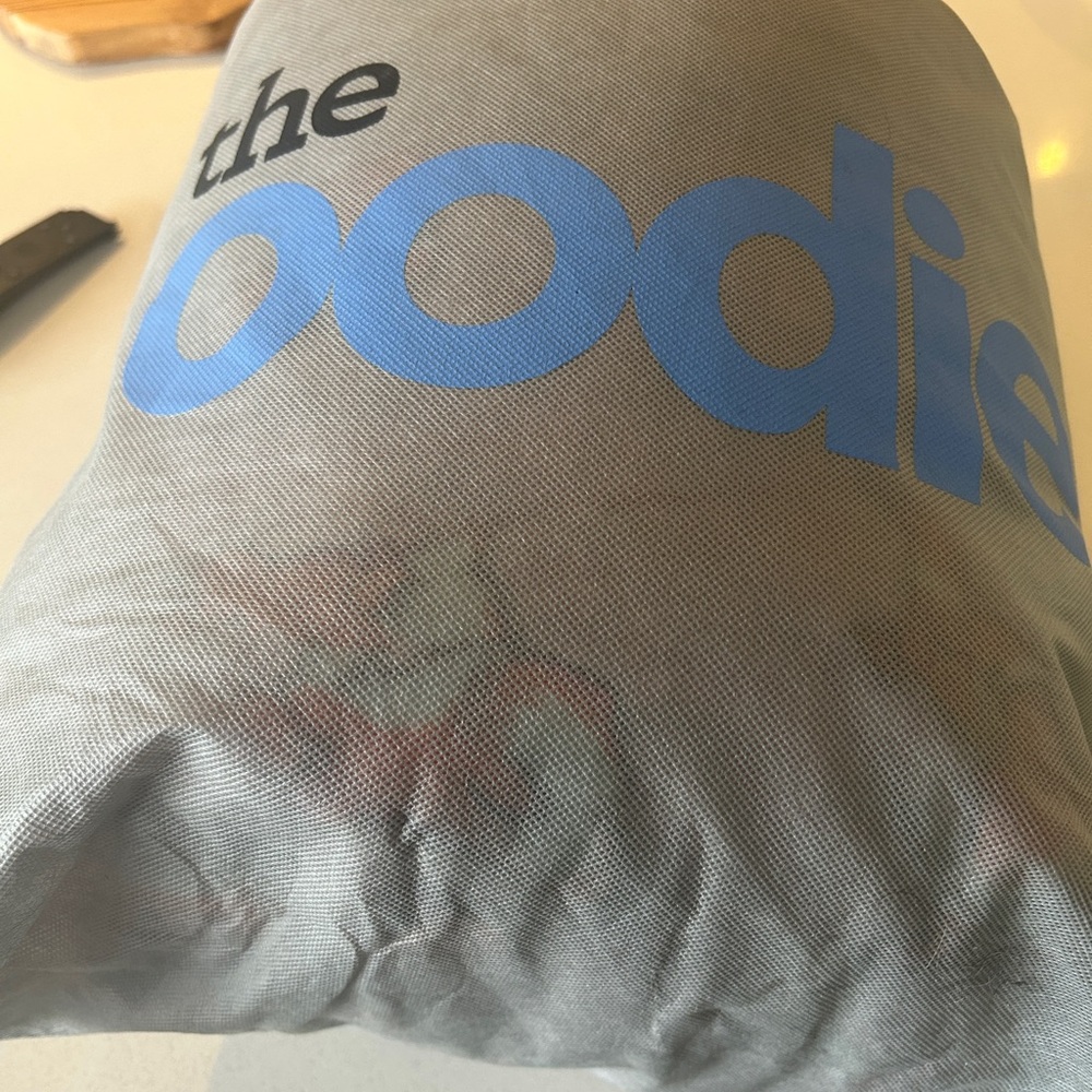 The Oodie Gray and Blue Blanket